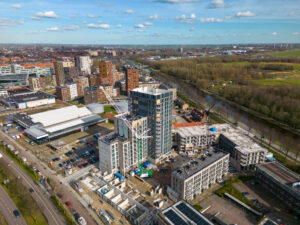 Foto van gebiedsontwikkeling in Leiden